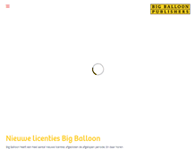 Tablet Screenshot of bigballoon.nl
