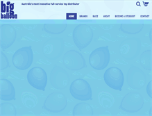 Tablet Screenshot of bigballoon.com.au